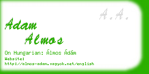 adam almos business card