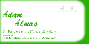 adam almos business card